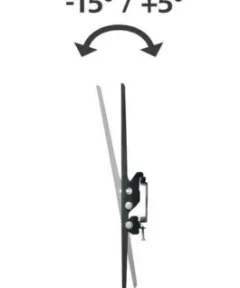 Hama TV holder LCD/LED 800×400 motion XL 75 inch