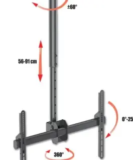 Techly Cilling projector holder 37-70inch 50kg regulation
