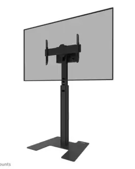 Neomounts Display Floor Stand FL45S-825BL1 37-75 inch solid steel floor h:104-157mm 5 year G
