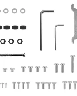 Alternative view of Maclean CPU монитор cart stand on wheels, MC-793 W