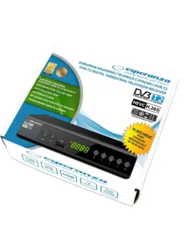 Alternative view of Esperanza DVB-T2 H.265/HEVC Digital Tuner/Decoder