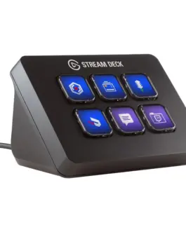 Тонколона Corsair Elgato Stream Deck Mini 6 fully customizable LCD keys at your fingertips. All poised to trigger unlimi