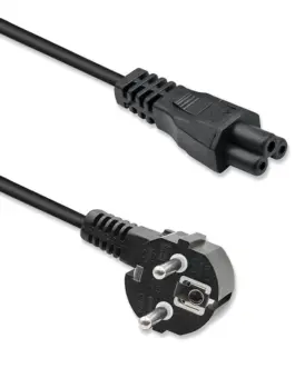 Qoltec Power кабел SCHUKO IEC C5 clover 1.5m