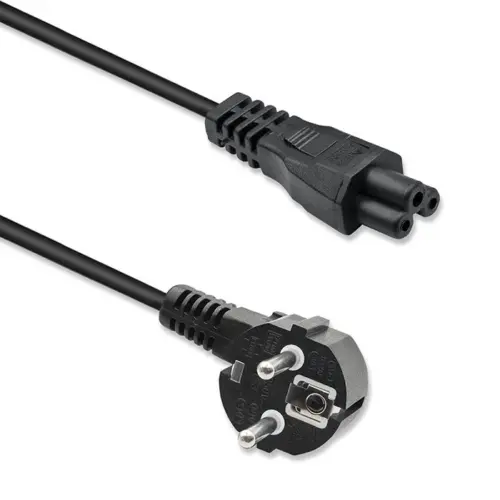 Qoltec Power кабел SCHUKO IEC C5 clover 1.5m