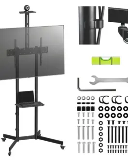 Maclean TV Stand CART Max 45 kg MC-113 B