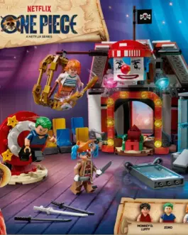 Alternative view of LEGO Bricks One Piece 75637 Buggy the Clowns Circus Tent