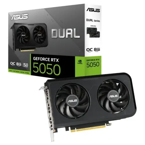 Asus видео карта GeForce RTX 5050 DUAL 8GB OC GDDR6 128BIT 3DP/HDMI