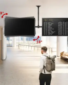 Alternative view of Maclean Double Tv ceiling mount MC-111 B