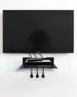 Alternative view of Maclean Decoder wall shelf, max 5kg, MC-122