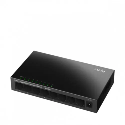 Alternative view of Cudy CUDY GS108E Gigabit Lig ht Managed Switch