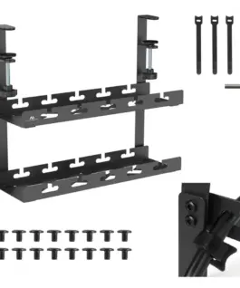 Maclean Under desk кабел organizer MC-104 B