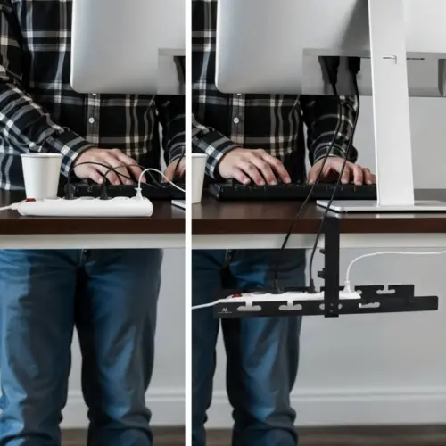 Alternative view of Maclean Under-desk кабел organizer, MC-105 B