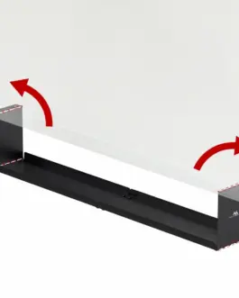 Alternative view of Maclean Maclean compact under- desk organizer MC-107 B