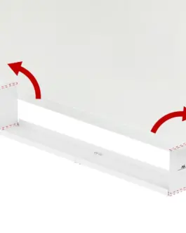 Alternative view of Maclean Maclean compact under-d esk organizer MC-107 W