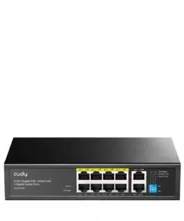 Cudy CUDY GS1010P 8xGb PoE+ 2x uplink 2xGB 120W