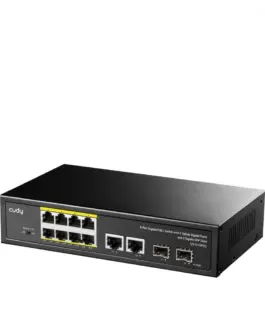 Alternative view of Cudy CUDY GS1010P 8xGb PoE+ 2x uplink 2xGB SFP 120W