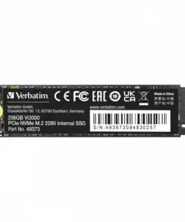 Verbatim Vi3000 PCIe NVM M.2 SSD 256 GB 3100/1300MB/s