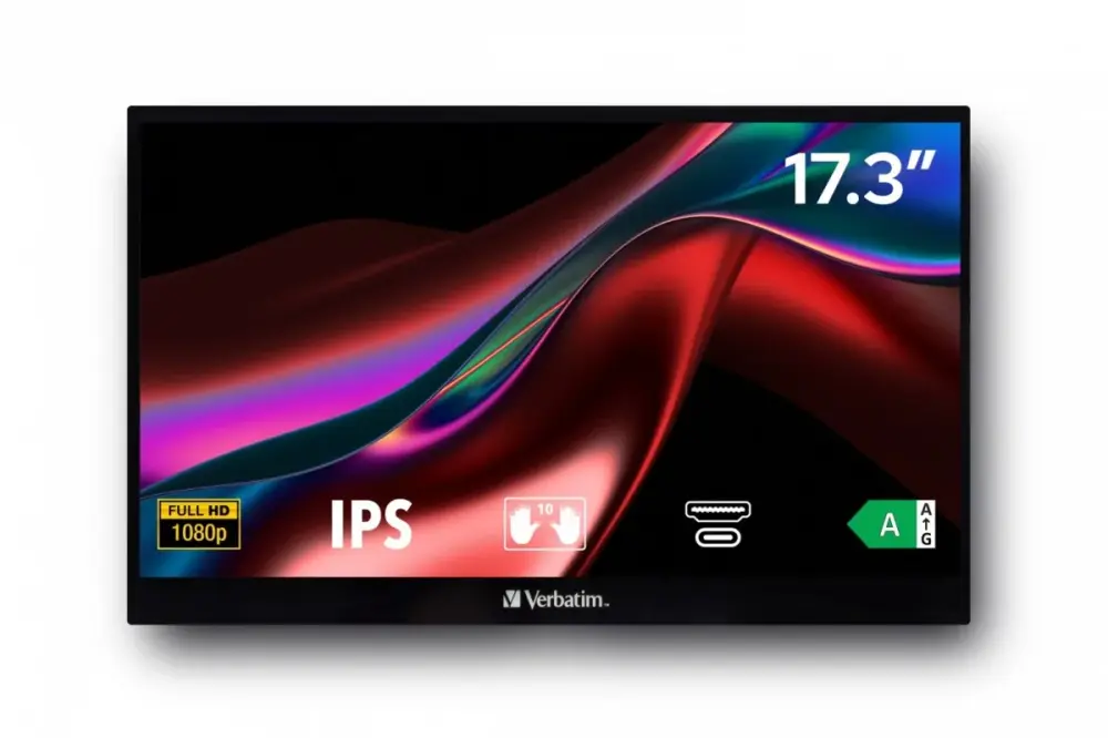 Verbatim Portable Touchscreen монитор Full HD 1080p