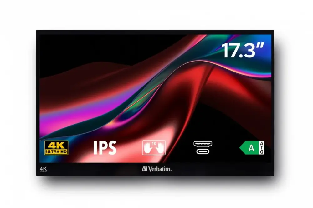 Verbatim Portable Touchscreen монитор Ultra HD 4K