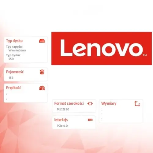Alternative view of Lenovo SSD 1TB Performance PCIe Gen4 M.2 2280