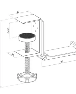Alternative view of Neomounts ADS11-171SL Headset holder