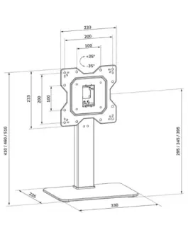 Alternative view of Neomounts DS45-430BL12 STAND TV TV/LCD 23-43 inch 40kg