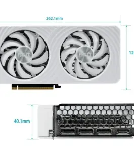 Alternative view of Palit видео карта GeForce RTX 5060 TI бял OC 8GB GDDR7 128bit 3DP/HDMI