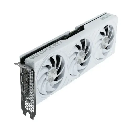 Alternative view of Palit видео карта GeForce RTX 5070 бял OC 12GB GDDR7 192bit 3DP/HDMI