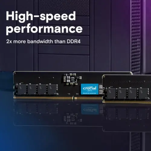 Alternative view of Crucial памет за лаптоп DDR5 16GB/4800 CL40 (16Gbit) Tray