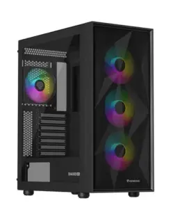 Alternative view of Natec кутия за компютър GENESIS DIAXID 605 ARGB MIDI TOWER USB