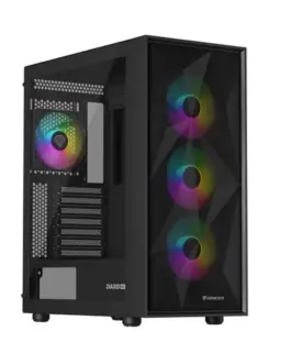 Alternative view of Natec кутия за компютър GENESIS DIAXID 605 ARGB MIDI TOWER USB