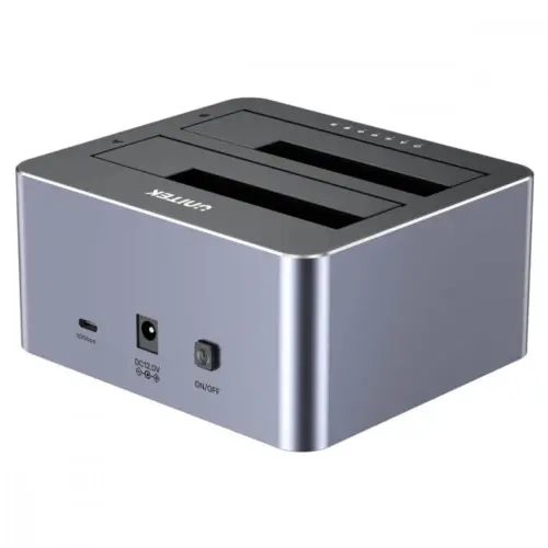 Alternative view of Unitek Dual Bay Staion Clone SATA6G 2.5/3.5, USB-C
