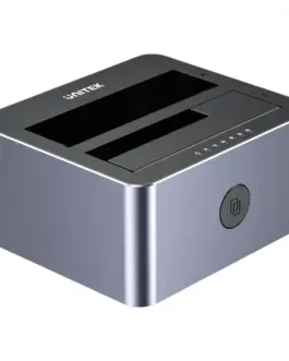 Unitek Dual Bay Staion Clone SATA6G 2.5/3.5; USB-C