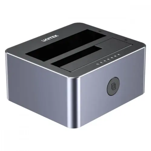 Unitek Dual Bay Staion Clone SATA6G 2.5/3.5; USB-C