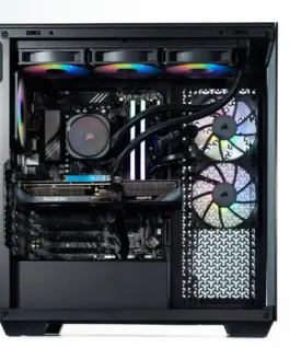 Alternative view of OPTIMUS Компютър E-Sport GB550T-CR9 Ryzen 7 5800X/16GB/1TB/RX 9060 XT 8GB/W11H