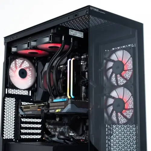 Alternative view of OPTIMUS Компютър E-Sport GB550T-CR9 Ryzen 7 5800X/16GB/1TB/RX 9060 XT 16GB/W11H