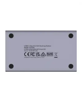 Alternative view of Unitek Disc Clone Station 4xM.2 SSD, USB4, S1243BGY01-E