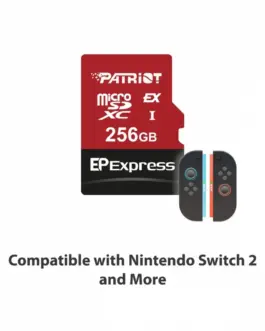 Alternative view of Patriot microSDXC card 256GB Express 800/600MB/s Nintendo Switch 2