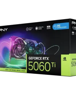 Alternative view of PNY GeForce RTX5060Ti OC 8G RGB VCG5060T8TFXXPB1-O