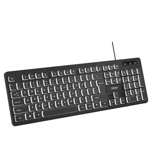 Alternative view of Savio Keyboard KB-05 wiчервен SAVIO