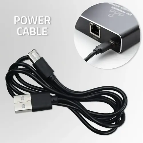 Alternative view of Qoltec Splitter Ethernet mini SWITCH 1x4 RJ45