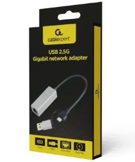 Alternative view of Gembird USB 3.1 Network адаптер USB-A/USB-C 2.5 Gb/s