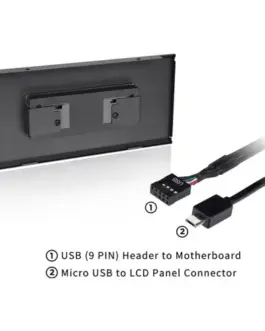 Alternative view of Thermaltake Thermaltake Ceres 500 L CD Panel Kit - черен