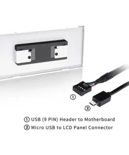 Alternative view of Thermaltake Thermaltake Ceres 500 L CD Panel Kit - Snow