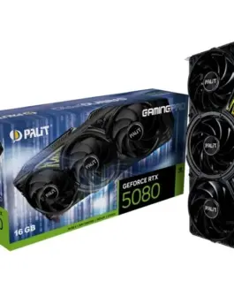 Palit видео карта RTX 5080 GAMING PRO 16GB GDDR7 256bit 3DP/HDMI