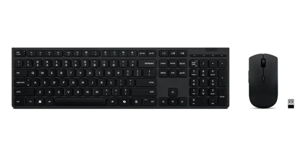 Lenovo Professional Wireless Rechargeable клавиатура and мишка Combo 4X31R64351