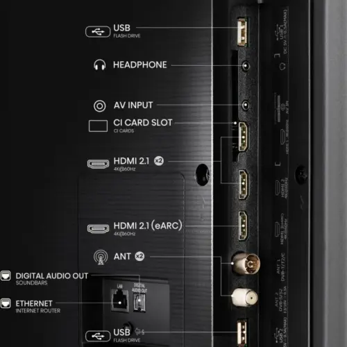 Hisense TV MINI-LED ULED 65 inches 65U6NQ