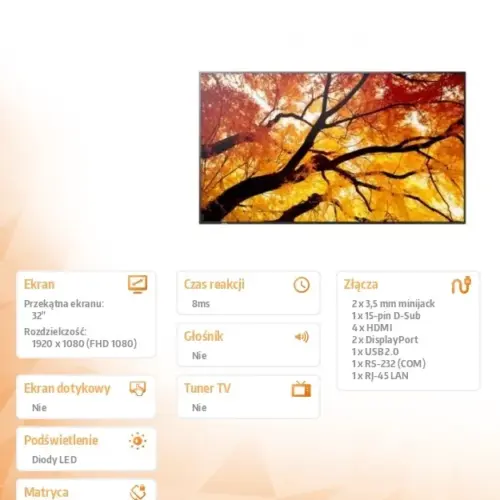 Alternative view of Sharp Display MultiSync M322 32-inch 24/7