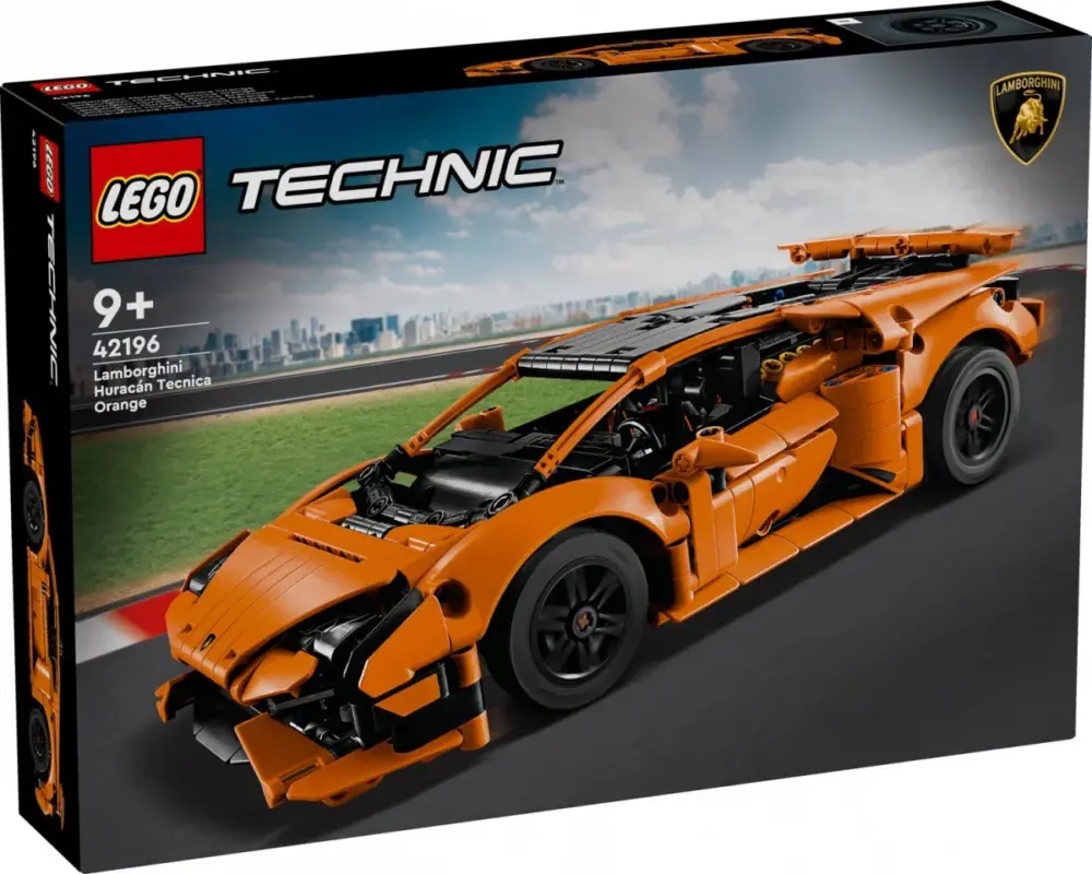 LEGO Klocki Technic 42196 PomaraĹczowe Lamborghini HuracĂĄn Tecnica