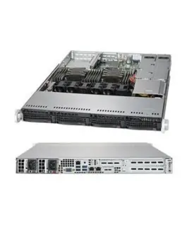 Сървър Supermicro 1U 2P 1xIntelXeon 4208 16GB 4 LFF 1xSSD 480GB SATA 2x1Gb 500W nhp 3YRS
